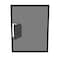Ritescreen 39 in W x 43 in H Hinged / wicket Window Screen, WK1L, BetterVue Mesh, Black WK1L-Black-L48-MSBV-L00-BetterVue-H43-W39 - alternate 1